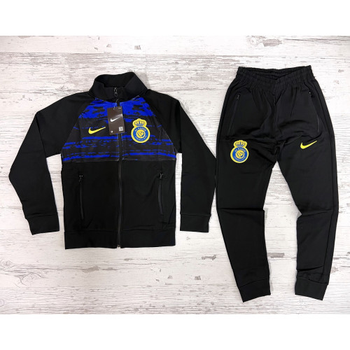 8259 Детски футболен екип AL NASSR черно жълто